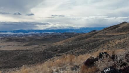 Box Elder Creek Acres view from scoria pit to mountains