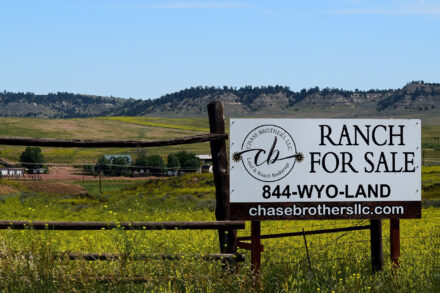 Chase Brothers Land and Ranch brokers for sale sign